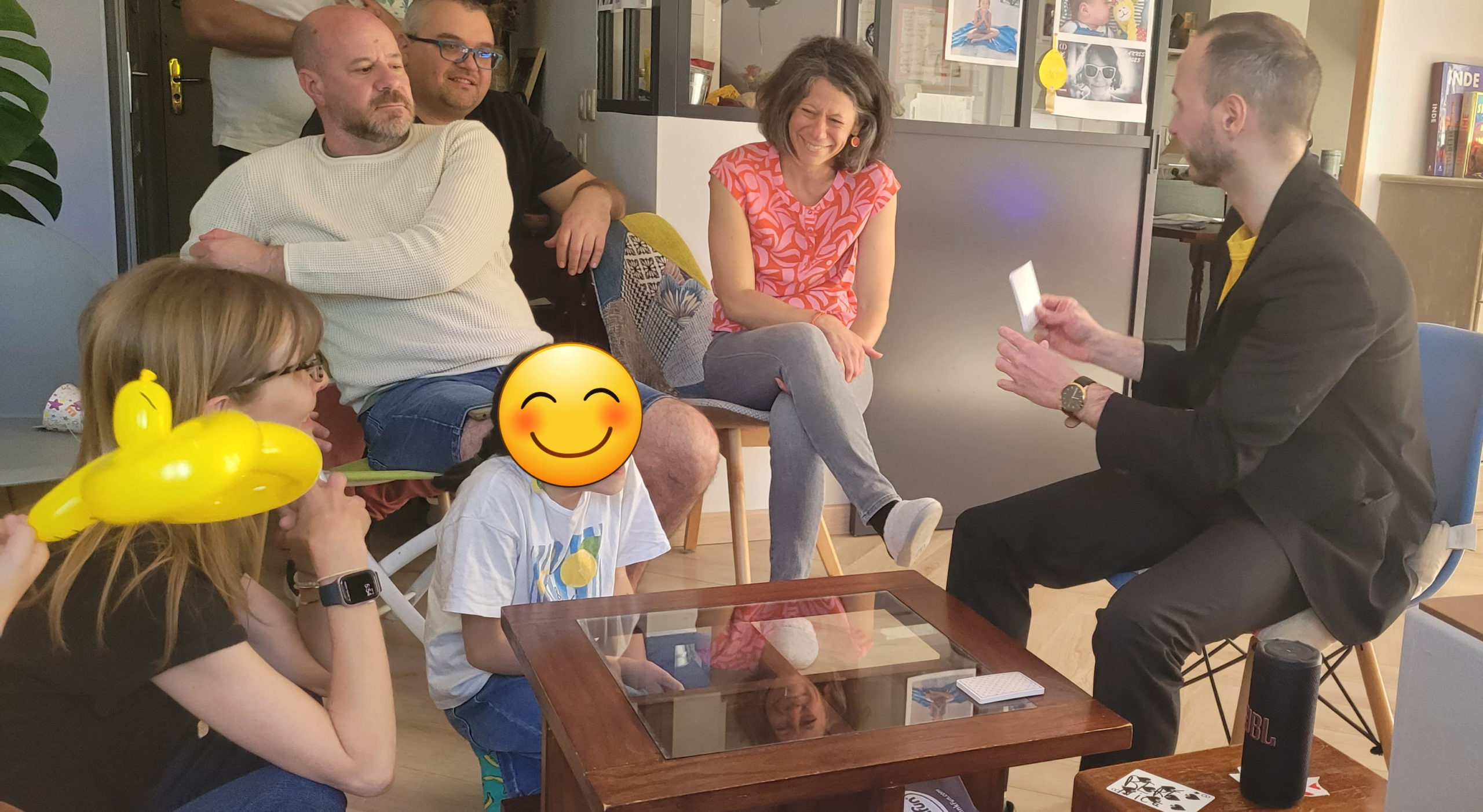Stéphane Picard anime un spectacle de magie pour un anniversaire à Lyon